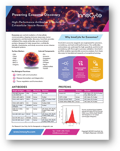 Powering Exosome Discovery Flyer